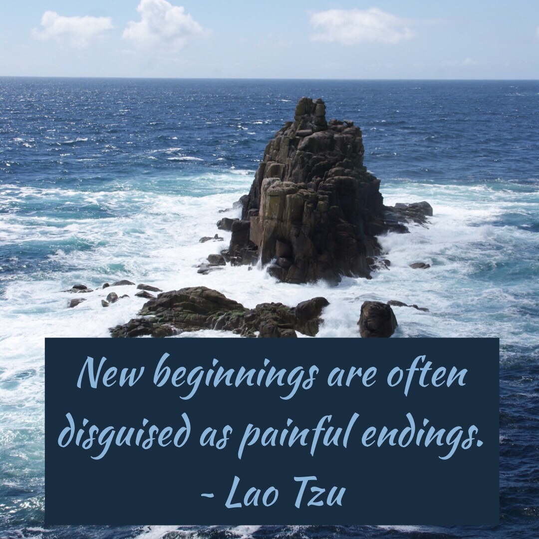 Endings, beginnings, life